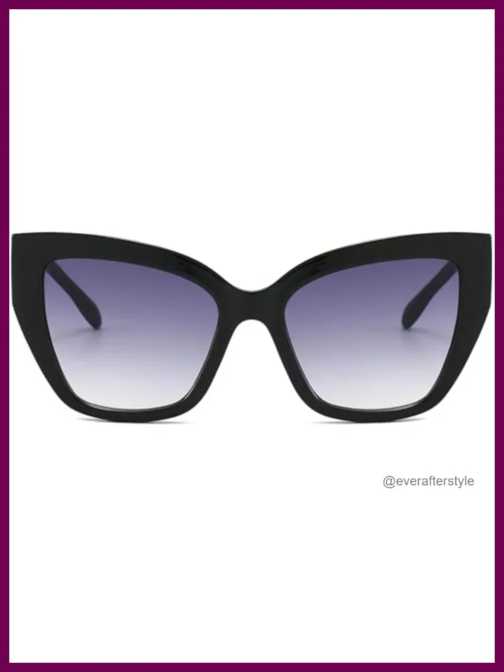Oversized Cat Eye Sunglasses UV400 Protection for Women Trendy Large Frame